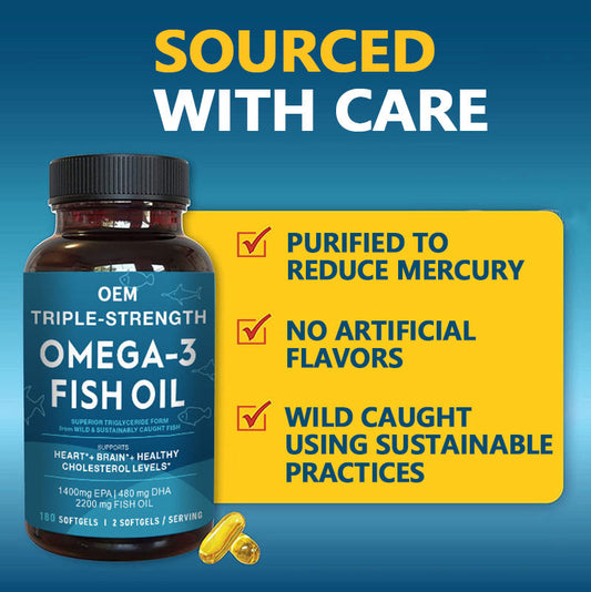Omega‑3 Fish Oil Capsules